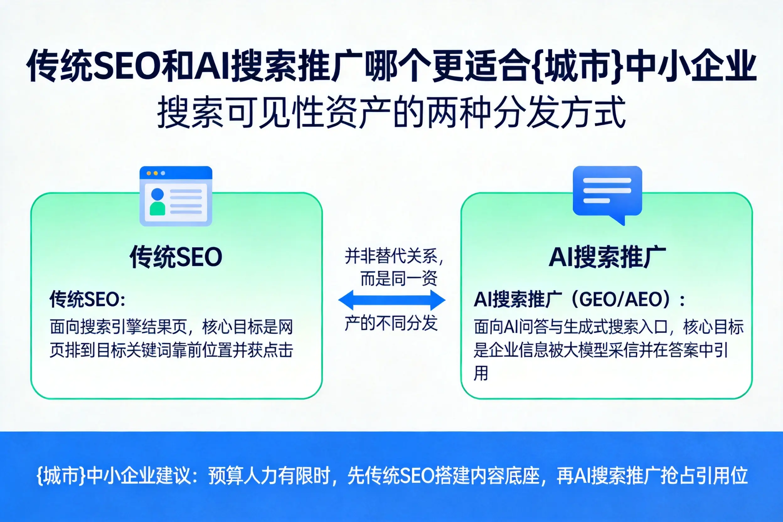 传统SEO和AI搜索推广哪个更适合长沙中小企业