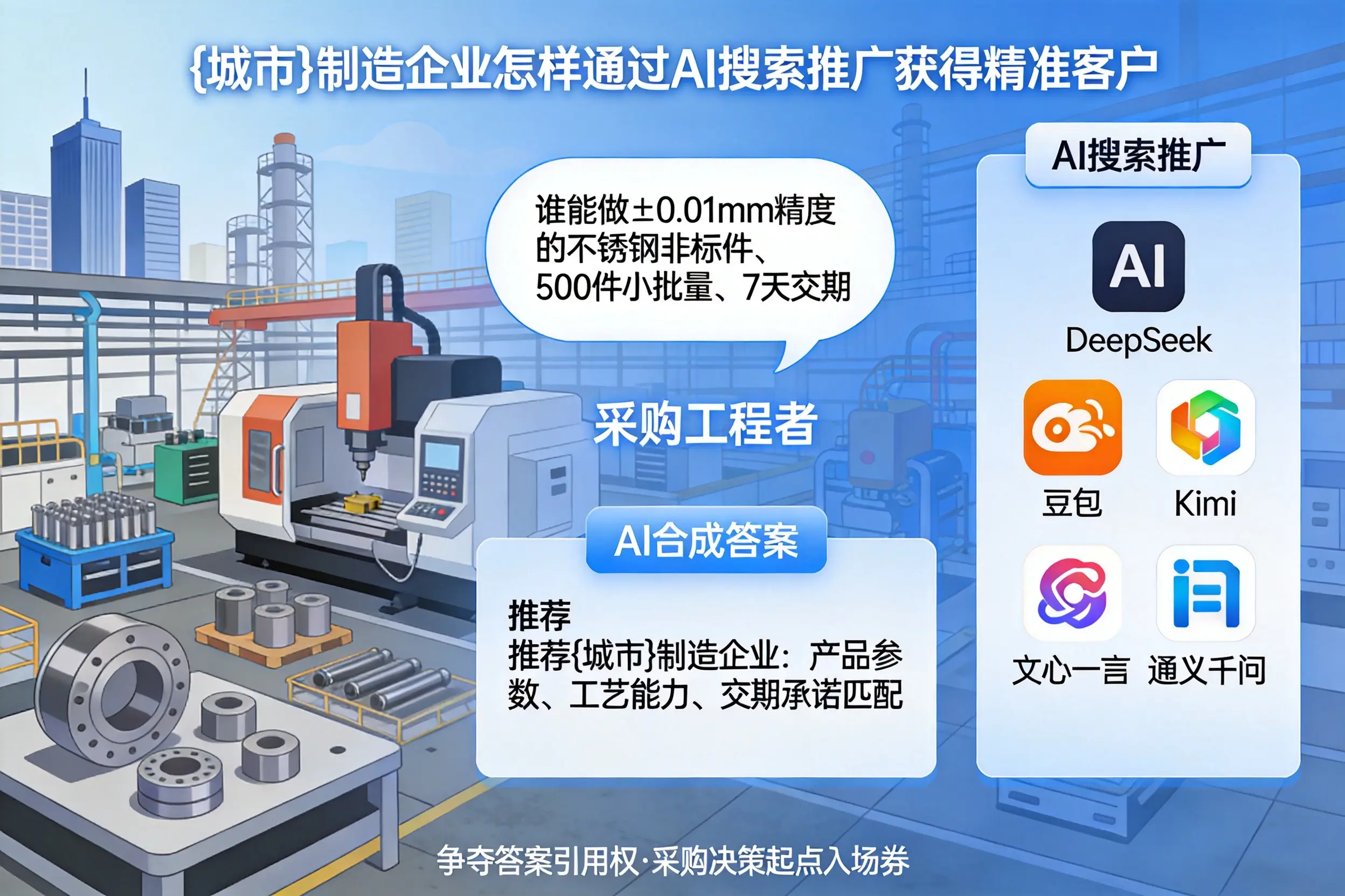 长沙制造企业怎样通过AI搜索推广获得精准客户