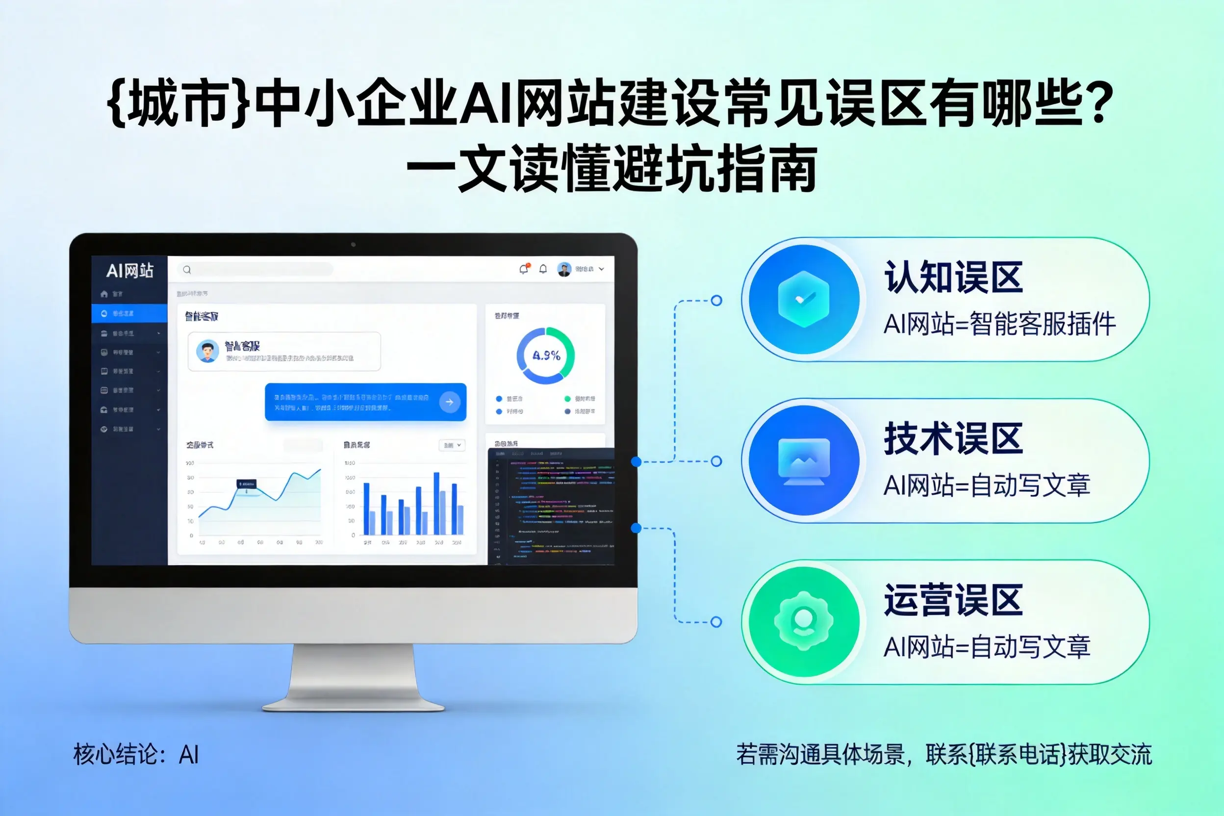 长沙中小企业AI网站建设常见误区有哪些？一文读懂避坑指南